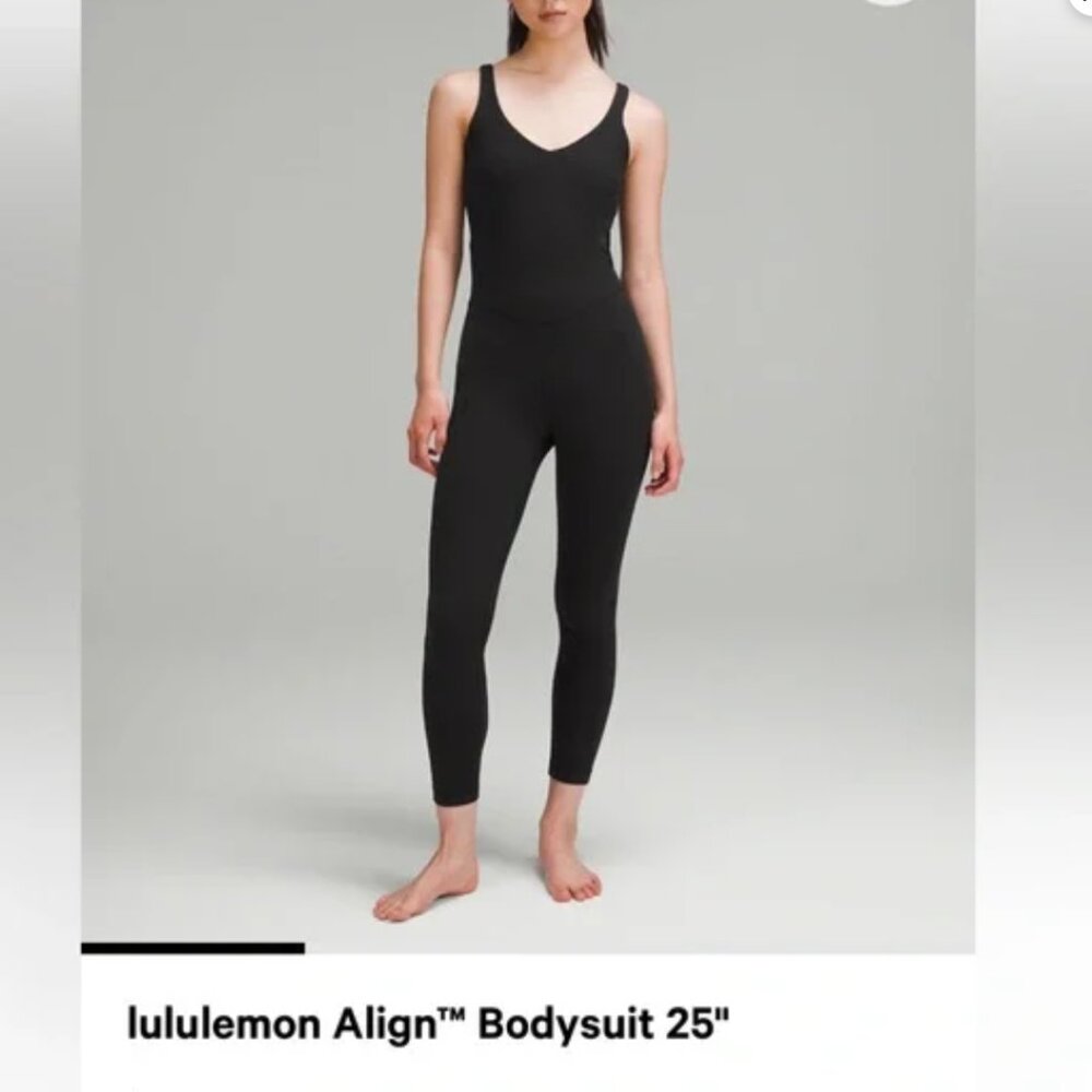 Lululemon Align Bodysuit Black Size 8